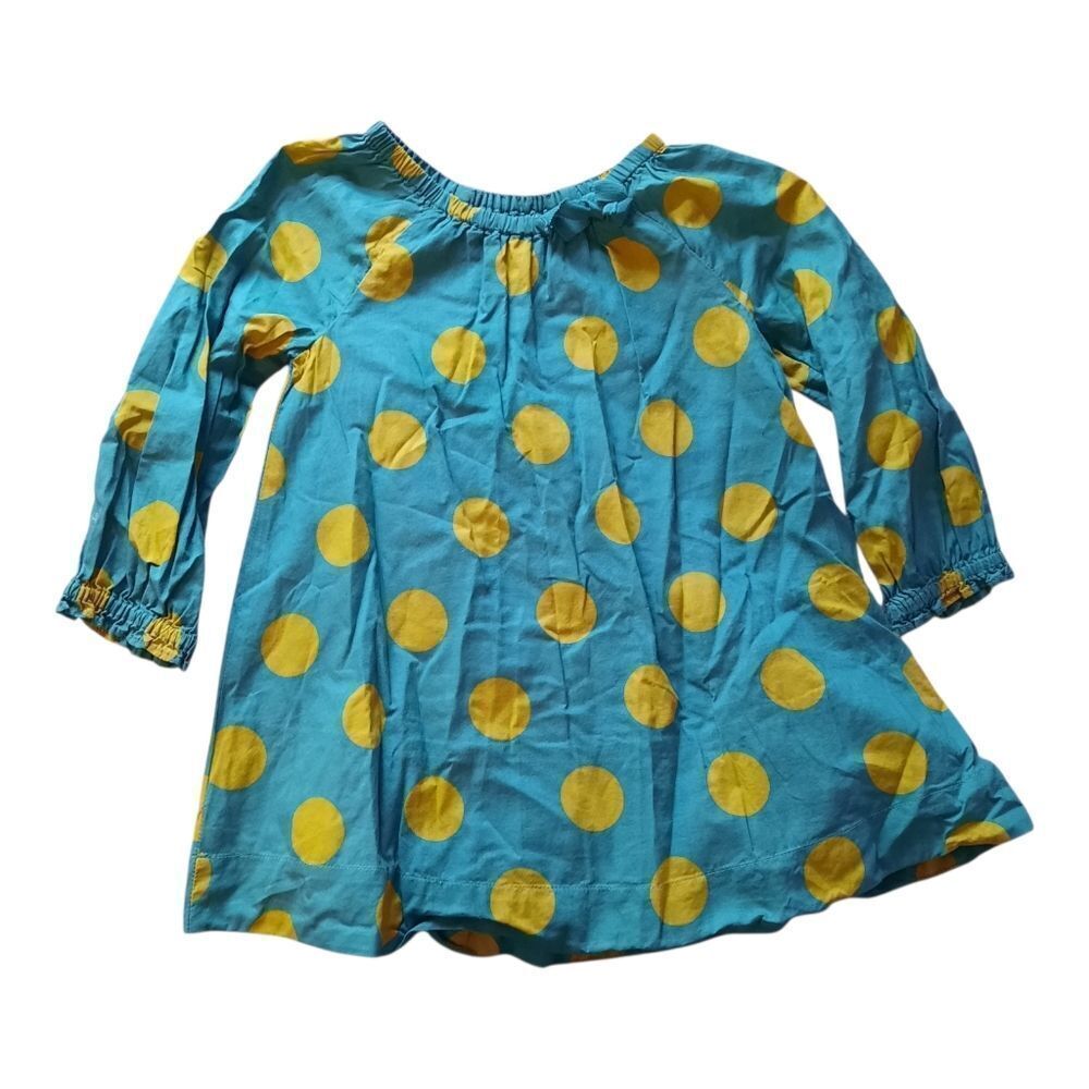 GAP Kids Green and Yellow Polka Dot Dress